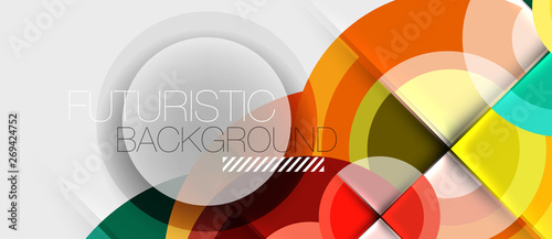 Circular geometrical design template