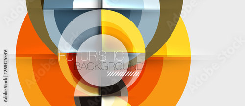 Circular geometrical design template