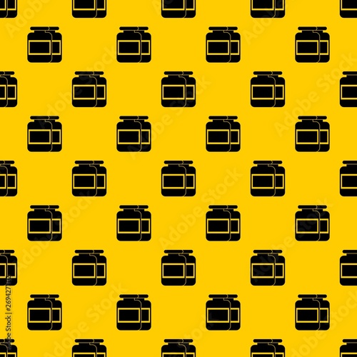 Nutritional supplement for athletes pattern seamless vector repeat geometric yellow for any design