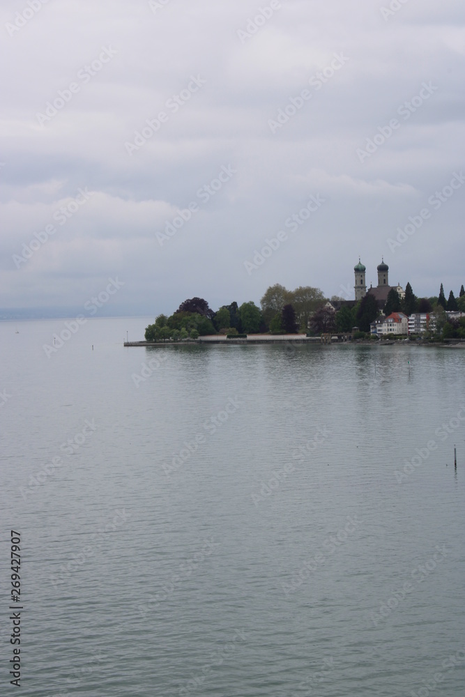 Embankment of Lake Constance in Friedrichshafen