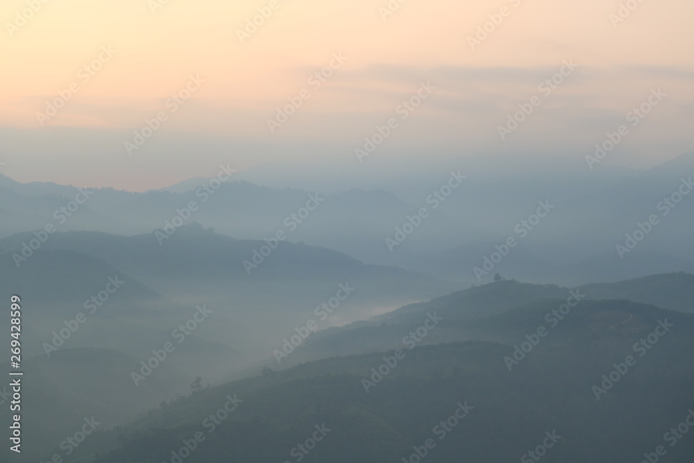 sunset in the mountains sunset in the mountains