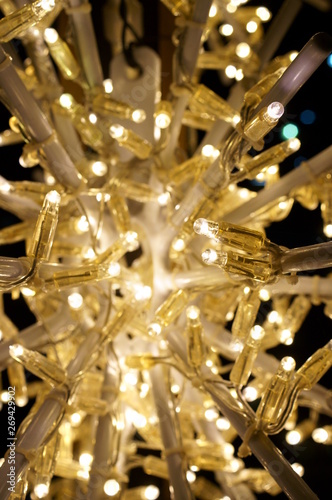 White LED illumination Christmas decoration