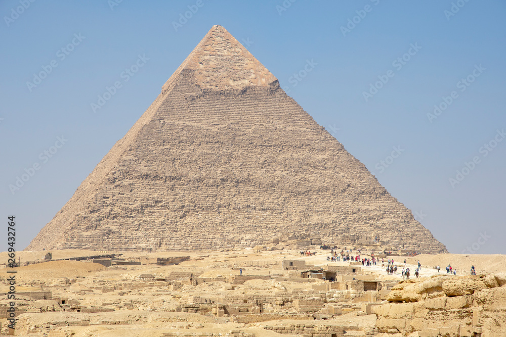 At the Great Pyramids of Giza