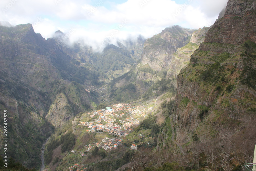 Naklejka premium Nuns Valley, Madiera