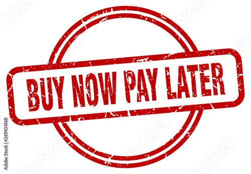 buy now pay later grunge stamp
