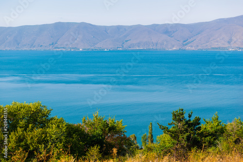 Beautiful view of Lake Sevan, Armenia