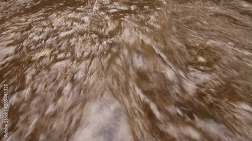 Close-up, Stream in nature, outdoor