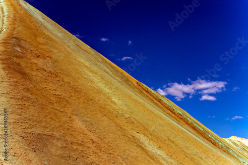 Landscape nature photography. Colorful geological formations. Ankara Beypazari, Nallihan, Cayirhan. Turkey. photo