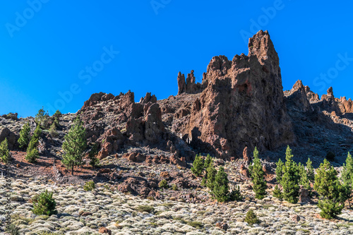 Rocks on a volcanic plateau