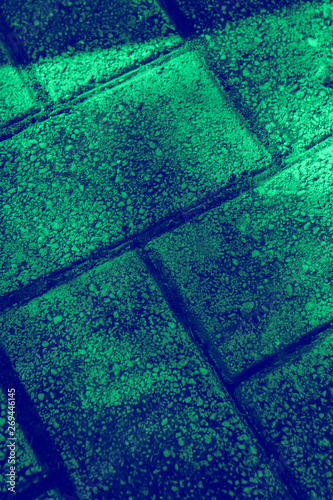 grunge abstract background, paving stones pattern photo