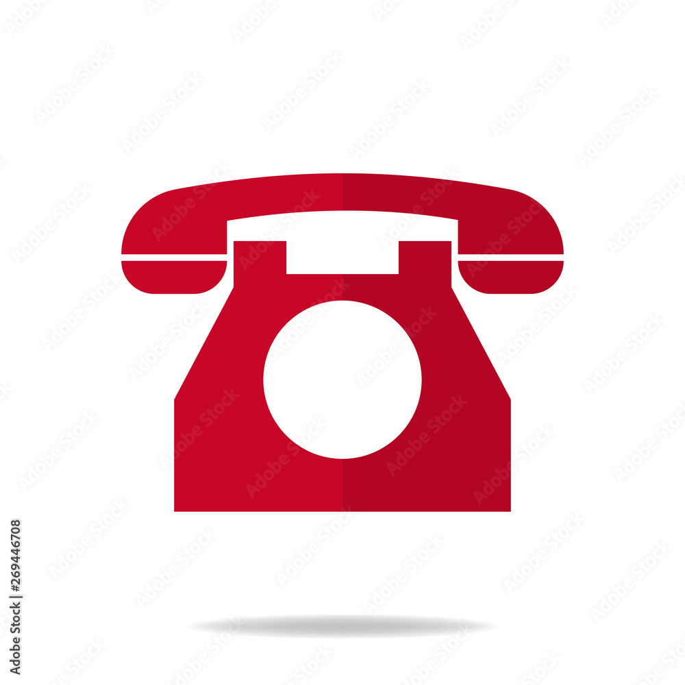 Phone. Flat style icon of utilities. Symbol of telephone. Clean and modern vector illustration for design, web. Phone. Flat style icon of utilities. Symbol of telephone. Clean and modern vector illustration for design, web.