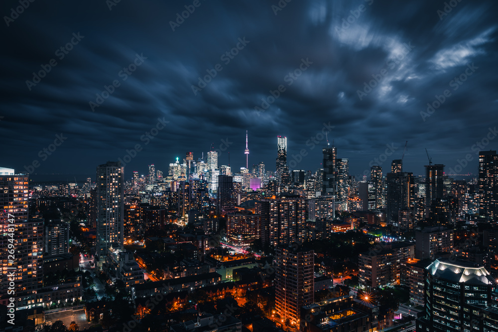 Epic City Skyline of Toronto Canada