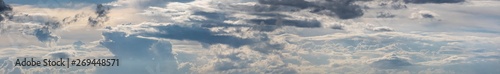Fototapeta Naklejka Na Ścianę i Meble -  dramatic cloudy sky, extra large .panoramic view