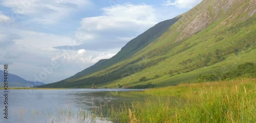 Loch Hourn lake landscape, Scotland photo