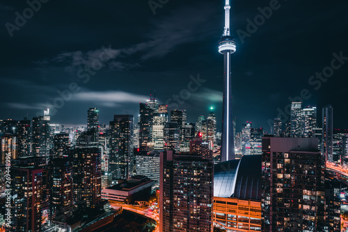 Wallpaper Mural Epic City Skyline of Toronto Canada Torontodigital.ca