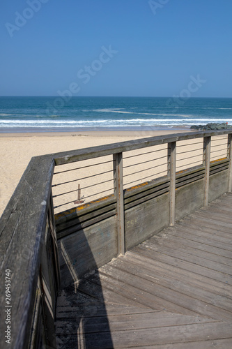 central beach of Hossegor Soorts France