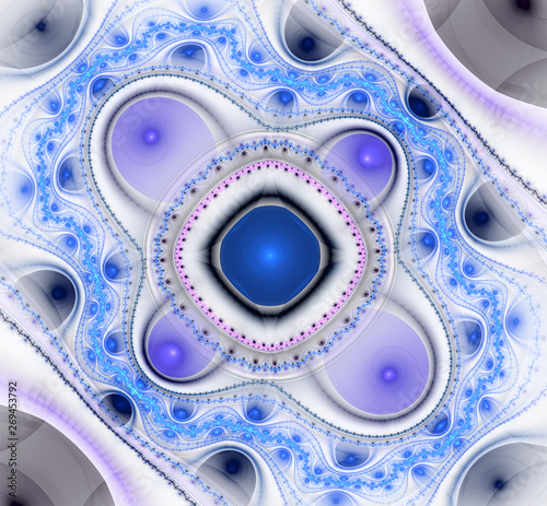 Beautiful fractal shapes illustration