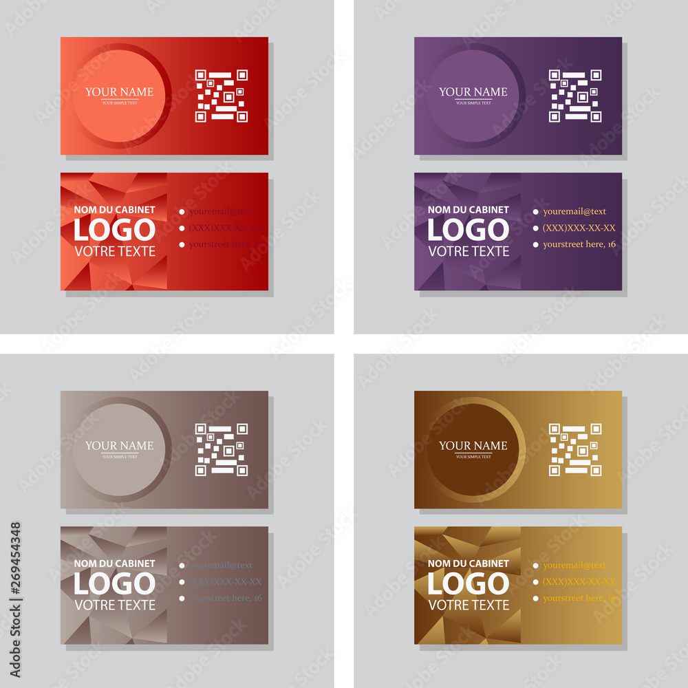 P Simple ID Card With Logo or Icon For Your Business
