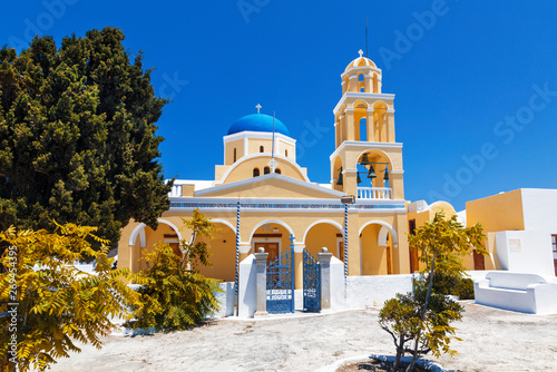 The Church of St. George in Oia, Santorini, Greece photo