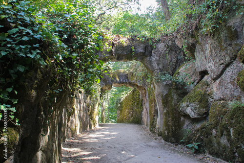 view of the Quinta da Regaleira in Sintra  Portugal