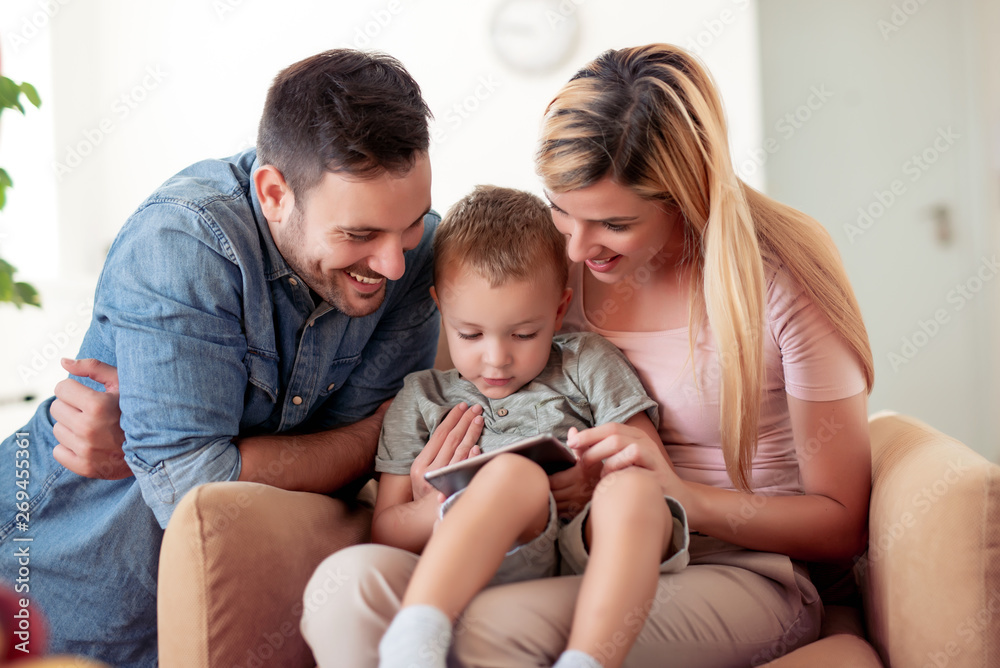 Family enjoying together