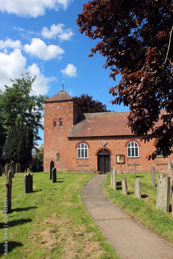 Fototapeta premium St Edmund's Church, Seaton Ross, East Riding of Yorkshire.