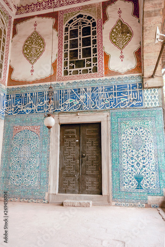 Istanbul, Turkey, 5 May 2006: Tombs of the sleeping sultans, Sultan Ahmet, II. Mahmud, Abdulaziz, Abdulhamid photo