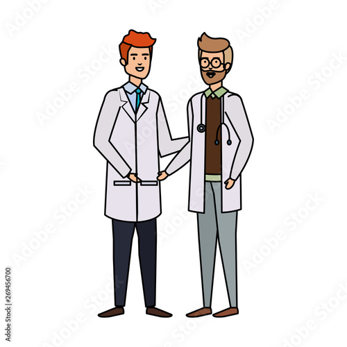 professionals doctors avatars characters