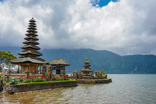 Pura Ulun Danu Bratan is a major Shivaite and water temple on Bali island  Indonesia.