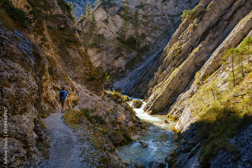 Austria, Tyrol, Karwendel mountains, Gleirschklamm, Gleirschbach Austria, Tyrol, Karwendel mountains, Gleirschklamm, Gleirschbach