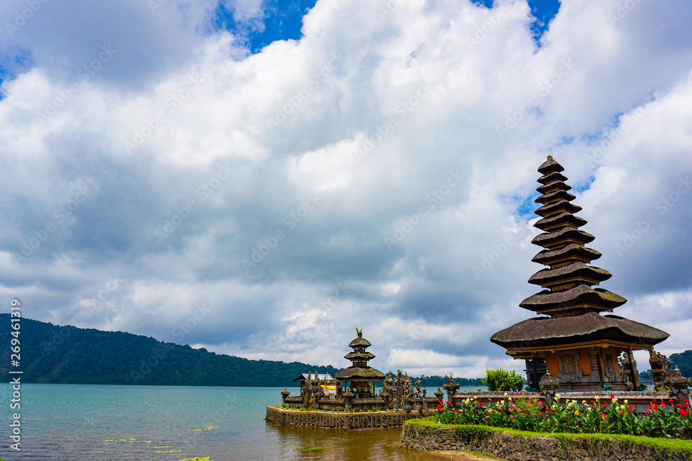 Pura Ulun Danu Bratan is a major Shivaite and water temple on Bali island, Indonesia. Pura Ulun Danu Bratan is a major Shivaite and water temple on Bali island, Indonesia.