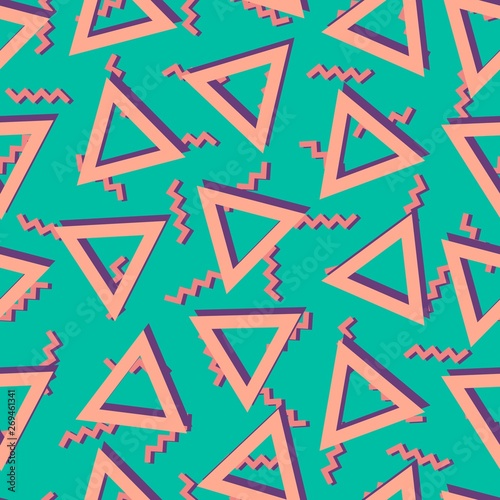 80ties Seamless Pattern