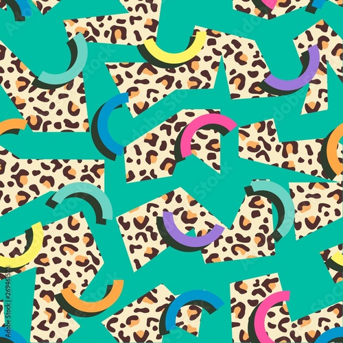 80ties Seamless Pattern