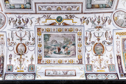 Obraz na płótnie Caprarola (Viterbo), Villa Farnese w salonie