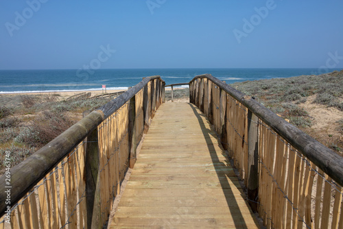 Fototapeta Naklejka Na Ścianę i Meble -  central beach of Hossegor Soorts France