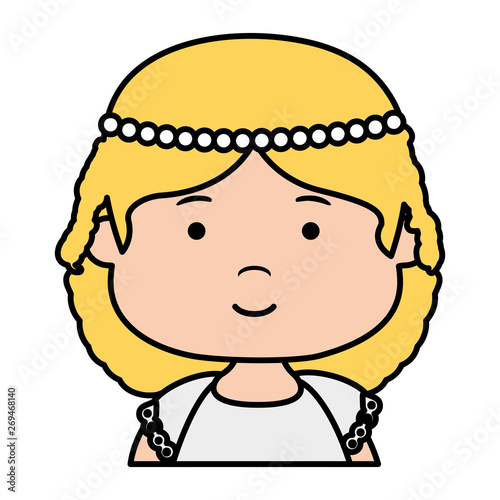little girl first communion character