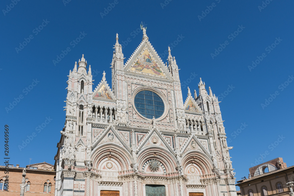 The West Façade of the Cathedral of Siena (Duomo di Siena)
