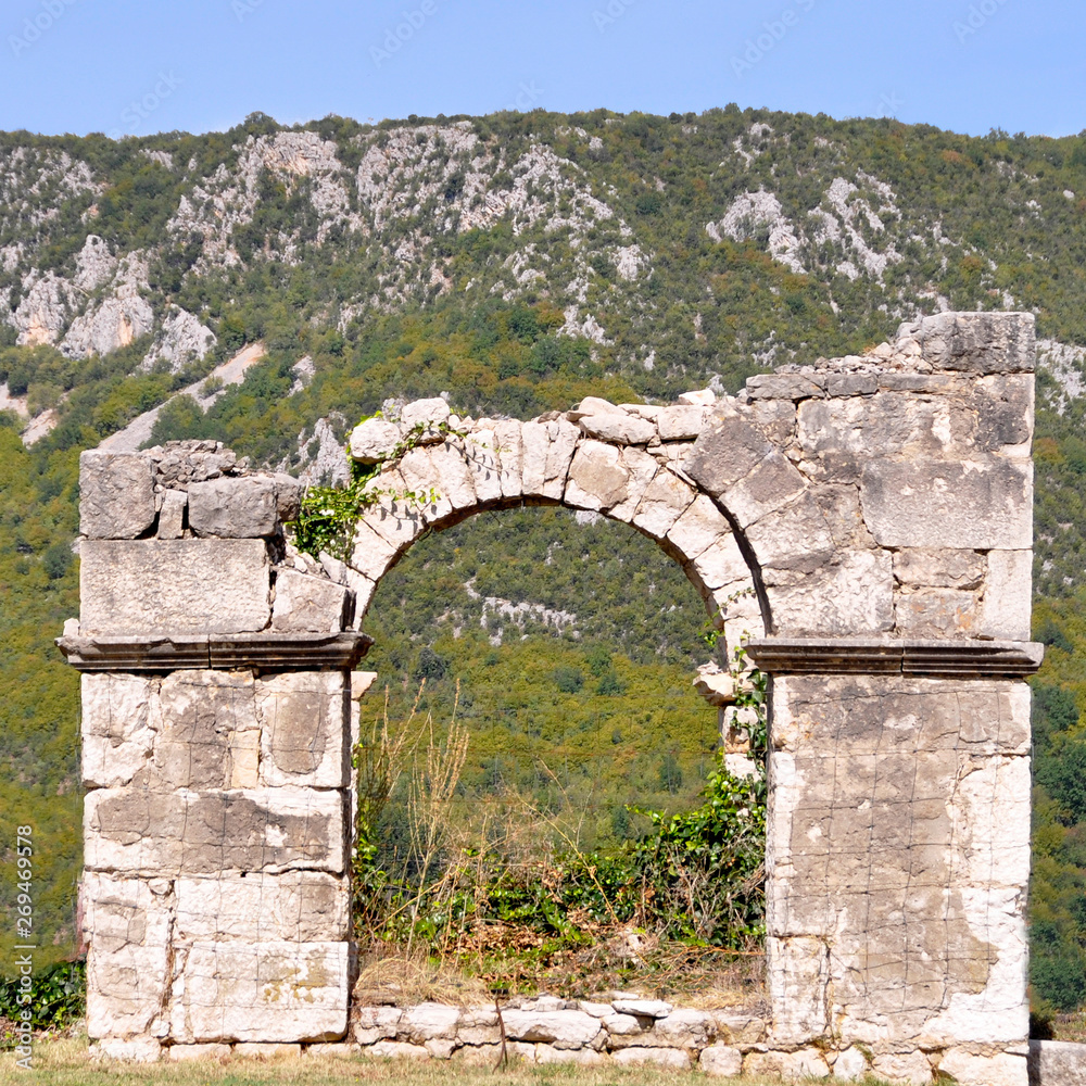 fragment of the Old Monastery Zhytomislik, Mostar, Bosnia and Herzegovina