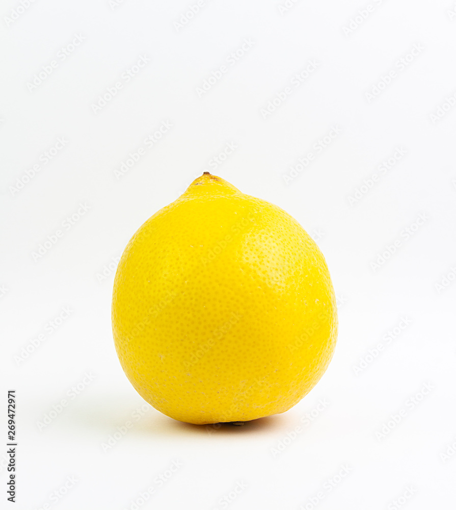 YELLOW LEMONS ON WHITE BACKGROUND YELLOW LEMONS ON WHITE BACKGROUND