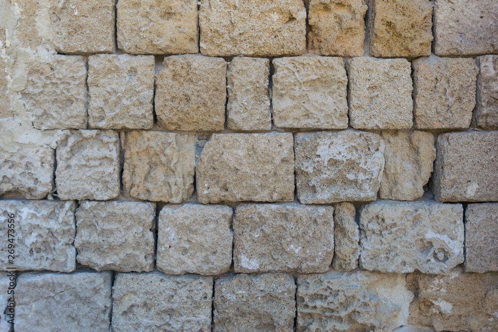 Old stone wall, Ancient brickwork. Old stone wall, Ancient brickwork.