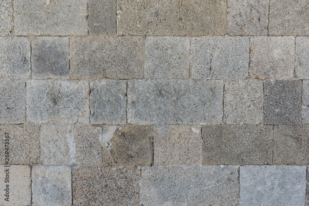 Fototapeta premium Old stone wall, Ancient brickwork.