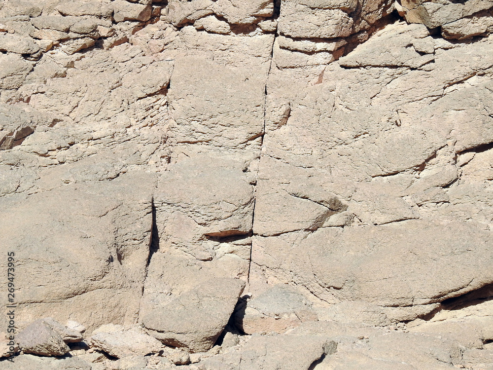 Fototapeta premium Felsgestein in der Wüste