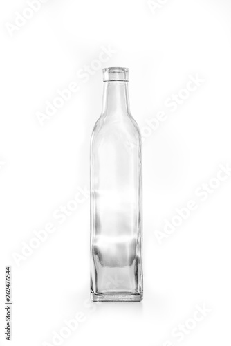 Wallpaper Mural Transparent glass vintage boho style distorted bottle on a white background Torontodigital.ca