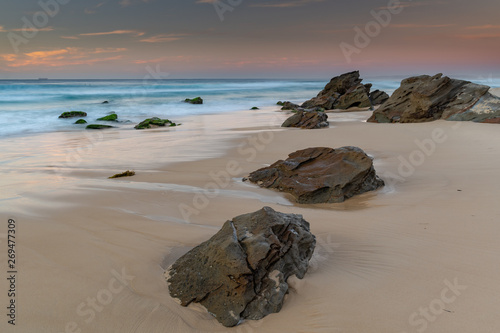 Coastal Sunrise Seascape