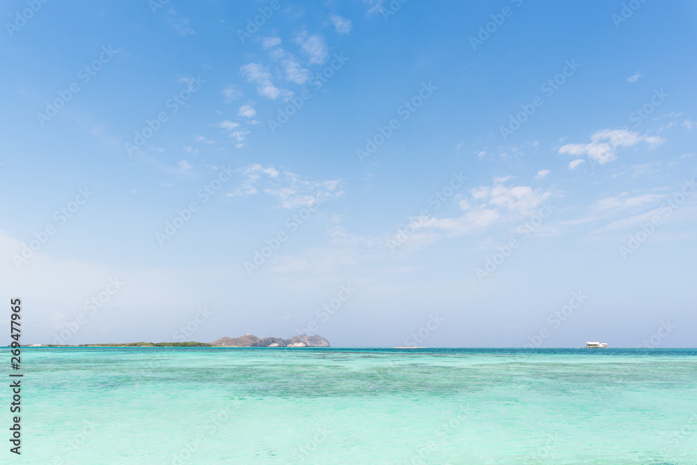 Beautiful Caribbean beach, in Los Roques Archipelago, Venezuela