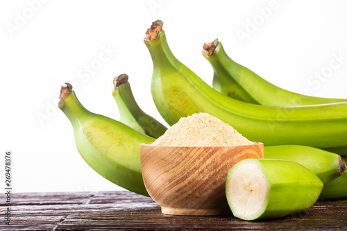 Foto Green plantain flour - Musa Paradisiaca