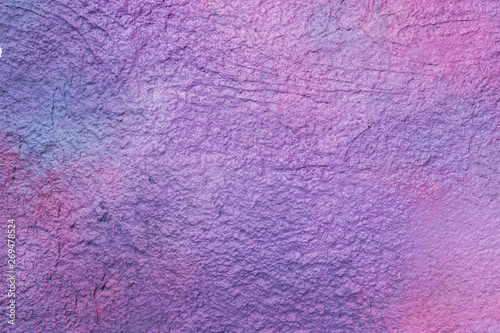 Colorful texture of painted concrete