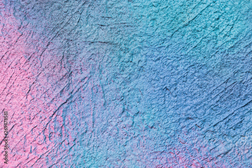 Colorful texture of painted concrete