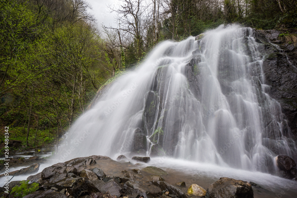 Fototapeta premium waterfall in caucasus mountains