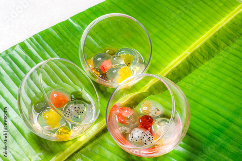 九龍球  香港のゼリー　Spherical jelly popular in Hong Kong